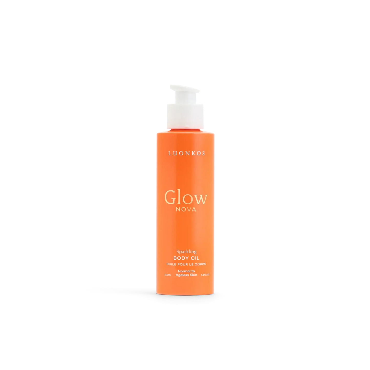 Luonkos Glow Nova Vartaloöljy – Ylellinen hehku ja silkkinen pehmeys ihollesi