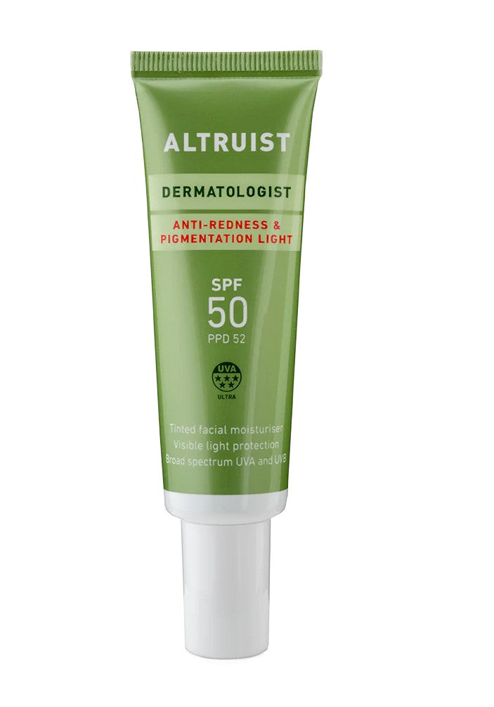 Altruist Anti-Rednes& Pigmentation Light SPF 50 ppd 52 cc cream punoitusta poistava (30 ml)