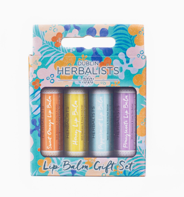 Dublin Herbalists 4 huulirasvan setti