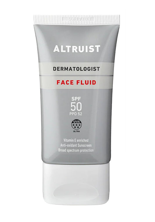 Altruist Face Fluid SPF 50 PPD 52– Kevyt ja hoitava aurinkosuojaneste kasvoille (50 ml)